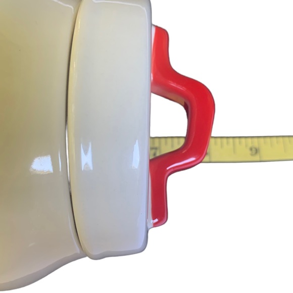 Rae Dunn BONE APPETIT Dog Treat Canister White Black Letters Dimples NWT 2017 OG - Picture 10 of 13